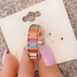 BaubleBar Rainbow Baguette Ring Photo 0