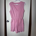 Zenana Outfitters Sleeveless pink Romper Size L Photo 1