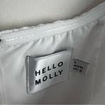 Hello Molly  white puff balloon sleeve babydoll dress Fate Found Us peasant L Photo 5