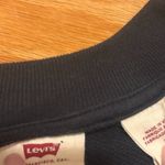 Levi's Vintage Sweater Womens Small Black Cropped Logo Pullover Ladies Size M Photo 3