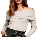 Free People  Off the shoulder long sleeve top Photo 1