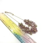 Avon vintage gold tone and pink beaded necklace Gold Photo 5