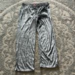Josie Natori Grey Velvet Sleepwear Pants Gray Size L Photo 2