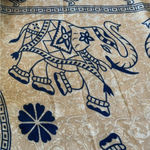 SheIn Elephant novelty print scarf with tassels at each corner. Measures 70.9” x 35.4” Photo 1
