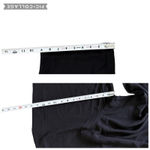 Eileen Fisher Silk Georgette Crepe Full Length Straight Pants Zipper Black Large Photo 10