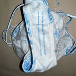 Wild Fable Women's XXS Blue Floral One Piece Swimsuit Halter Neck Photo 4