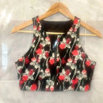 MINKPINK  Zip Front Crop Top Sports Bra size small Photo 1