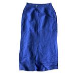 Genre Originals Linen Blend Skirt Blue Size 6 Photo 4