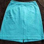 Grace Elements Knit Pencil Skirt Turquoise Blue Women’s SZ 31" Waist Photo 0