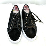 Jack Rogers size 6.5 M new without box Carter black suede lace up sneakers Photo 1