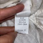 CP Shades Teton Linen Tunic Dress Patch Pockets Long Sleeve V Neckline White S Photo 10