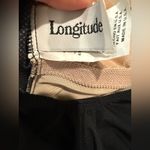 Longitude  Black Swimsuit with‎ Blue and Yellow Floral Accents Size 8 Photo 2