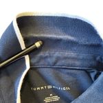 Tommy Hilfiger colorblock polo shirt navy red white women's medium Photo 8