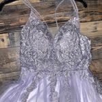 Coya Collection Stunning purple and Silver lace fairytale Prom Dress Photo 1