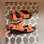 Mephisto Women's Vibrant Orange Sandals colorful comfort Portugal US 6.5 Photo 2