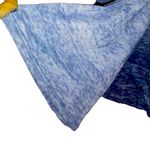 Vintage Havana 🔵 SALE 3/$25  Cold Shoulder Blue White Space Dye Long Sleeve Top L Photo 4