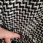 AB Studio  Black and White Herringbone‎ Real Pocket Blazer Size 14 Photo 1