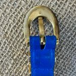 Glorious Vintage Women’s Designer, , Blue Dress Belt Size small 26-30 In . Photo 8