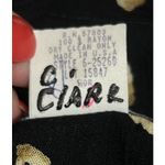 VTG Maggie McNaughton Womens Open Front Jacket 20W Black Floral Mixed Print Boho Photo 8