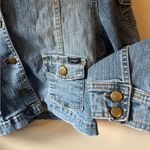 Angels Light Blue Cropped Jean Jacket Photo 1