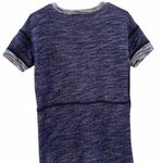 Madewell Navy Knit Short Sleeve knit Sweater Dress with pockets Photo 2