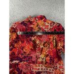 Coldwater Creek  Women Large Floral‎ Boho Chic Tapestry Blazer Jacquard Jacket Photo 5