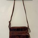 LEVOGUE genuine leather crossbody purse bag distressed leather brown hippie boho Photo 12