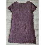 Garnet Hill  100% Linen Size 8 Dropwaist Striped Dress Photo 3