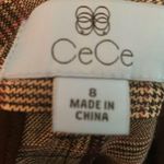 CeCe  Glen-Plaid Lettuce-Edge Shorts Photo 2