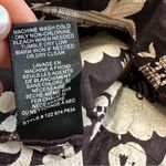 Rebecca Taylor Paisley Jumpsuit 100% Cotton Brown Belted With Pockets Size M Photo 15