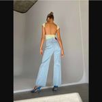 Princess Polly Sevina Light Wash Straight Leg Rip Knee High Rise Jeans 4 Photo 3