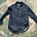 Pilcro NWT New Anthropologie  Navy Button Down Shirt Photo 8