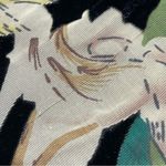 Black Rainn  large floral velvet burnout peasant top Photo 12