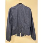 Banana Republic $168 Military NWT Dark Blue Denim Structured Jacket Large Photo 3