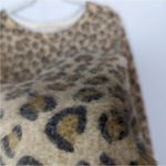 Soft Surroundings  large animal print fuzzy top sweater Photo 9