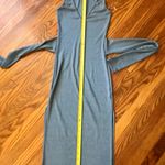 NWOT Sexy blue dress with side slits S Photo 7