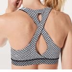 Lululemon Time To Sweat Bra black white size 4 Photo 1