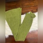 Princess Polly  Boogie Pants Green Stretch Flare Size 4 Photo 3