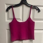 EXPRESS NWOT Pink Body Contour Knit Crop Top Size Medium Photo 4