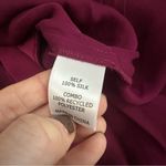 La Ligne Natalie Silk Dress In Plum Purple Photo 6