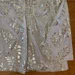 Hale Bob  Cabana Silk Embroidered Floral Metallic Resortwear Vacation Tunic S Photo 2