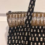 Vera Bradley Tote Bag Purse Black Quilted Retired Zebra Print Shoulder Bag Photo 1