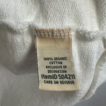 LL Bean 1912 Organic Cotton Full Zip Hoodie Sweatshirt White Womens Large Photo 8