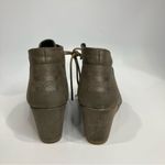 Toms metallic desert‎ wedge Booties size 7.5 Photo 3