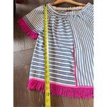 APNY Fringe Multi Stripe Sweater Size Small Blue Size M Photo 6