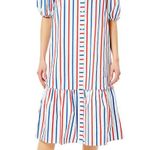 Addison Bay NWT  Isle Dress in White Multi Photo 0