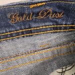 Cowgirl Tuff Co. Gold Dust Embroidered Sequin Trim Boot Cut Jeans Size 32x31 Blue Photo 6