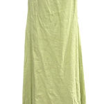 Merona  Women's Sleeveless Maxi Dress 100% Linen Tie Back Light Green S‎ Y2K Photo 0