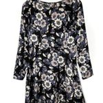 Free People Ink Floral Parker Long Sleeve A-Line Dress Size 4 Photo 2