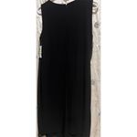 Style & Co  Women's Black Asymmetrical Shift Dress Size 4 Sleeveless Photo 4